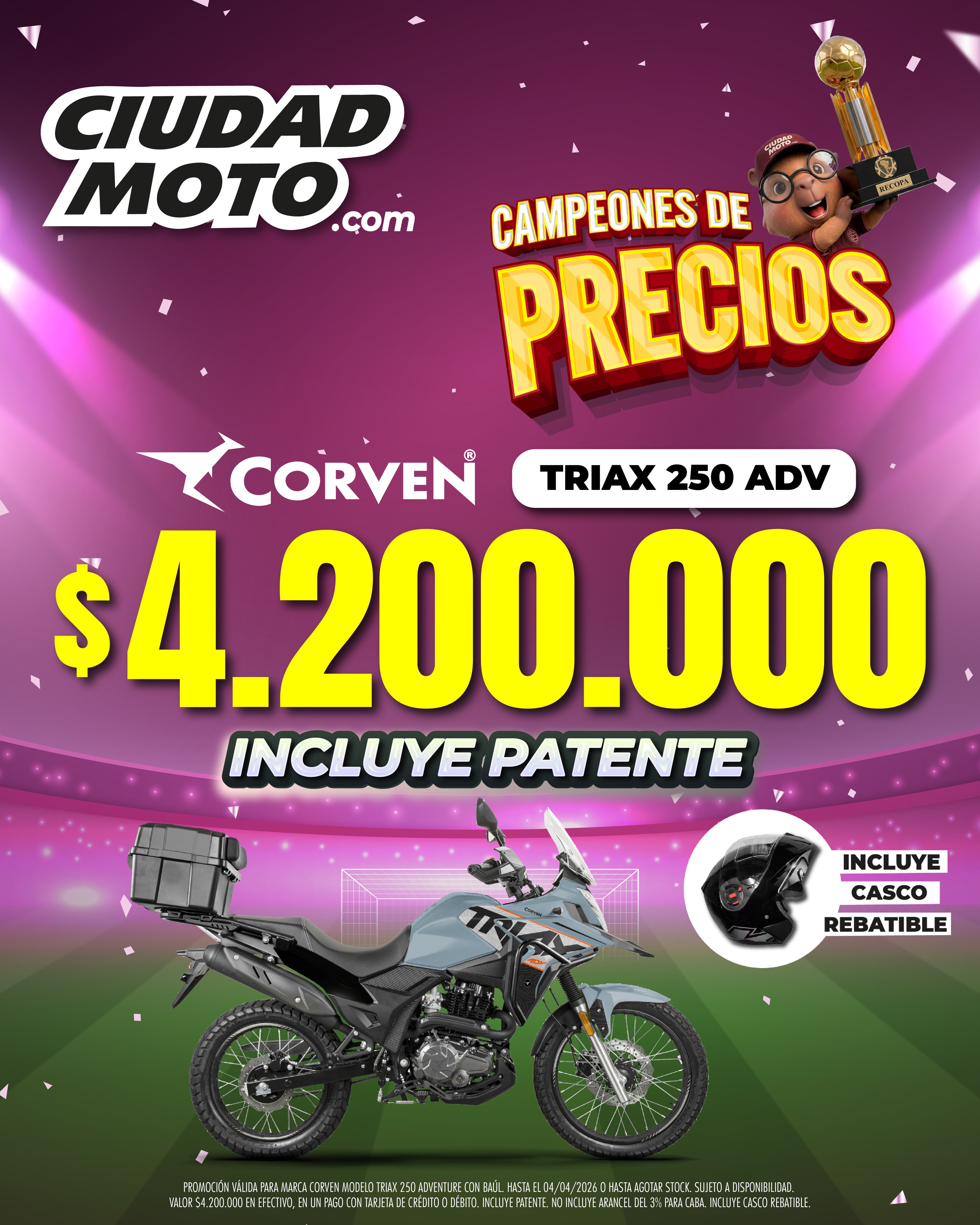 CORVEN TRIAX 250 ADV