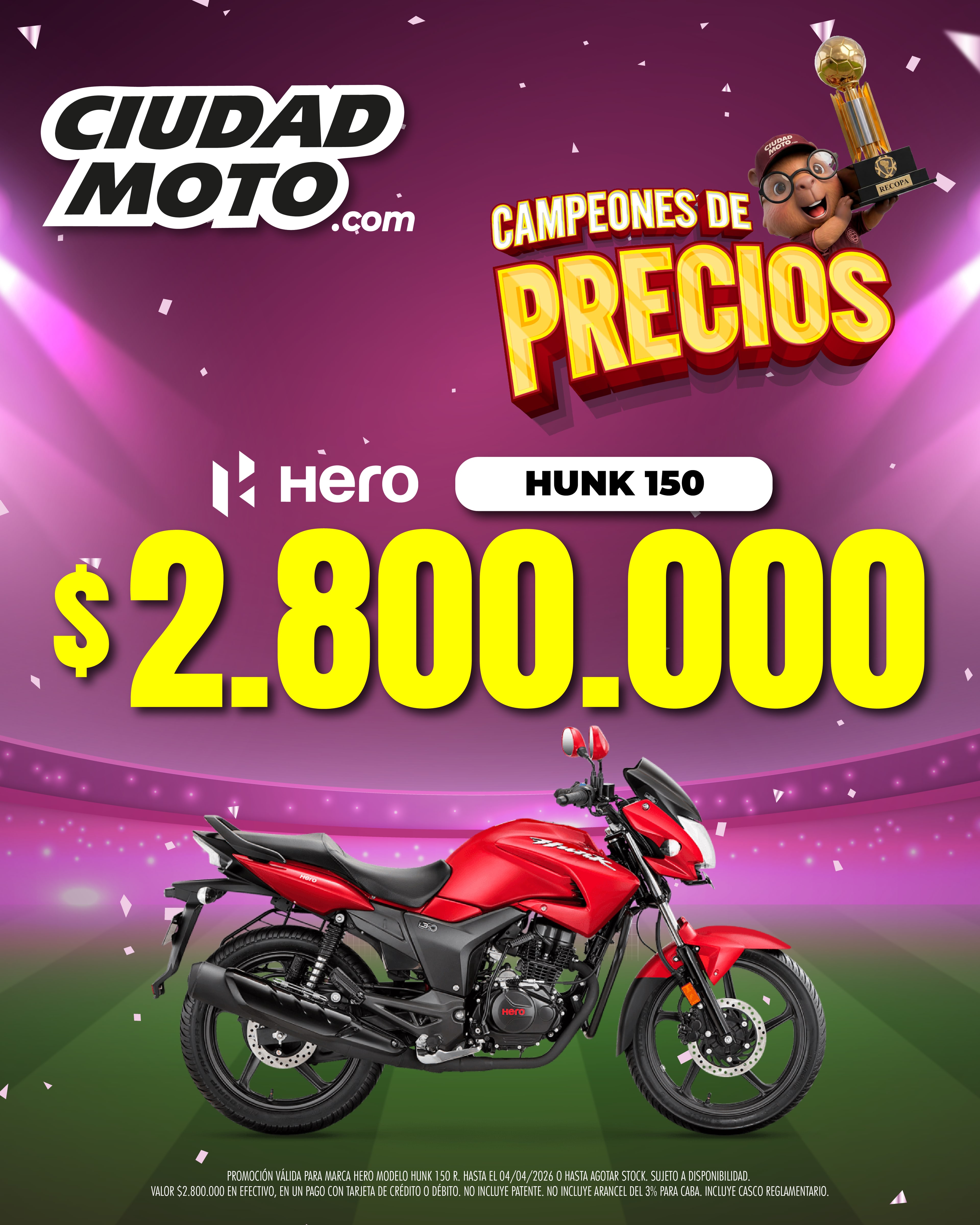HERO HUNK 150