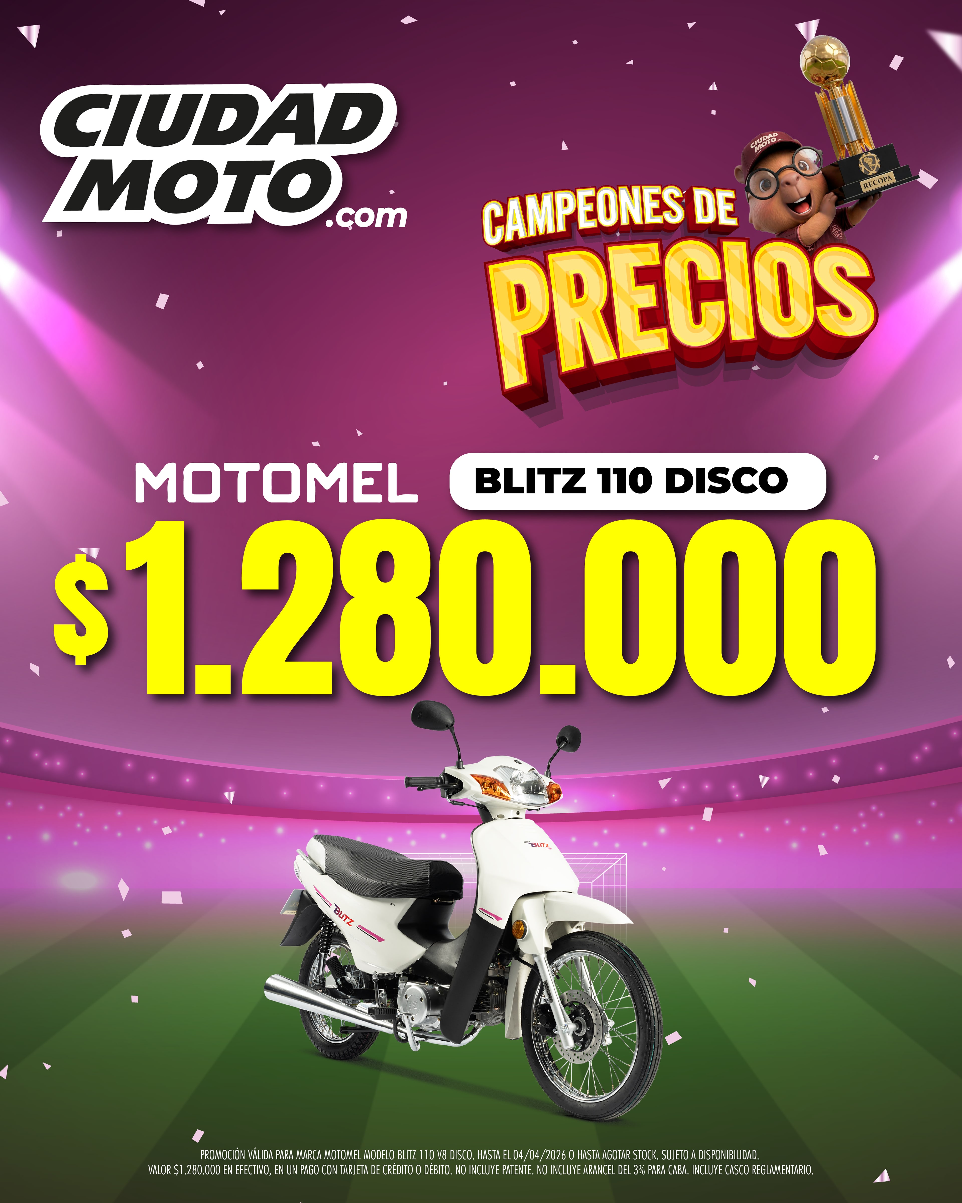 MOTOMEL BLITZ 110 DISCO