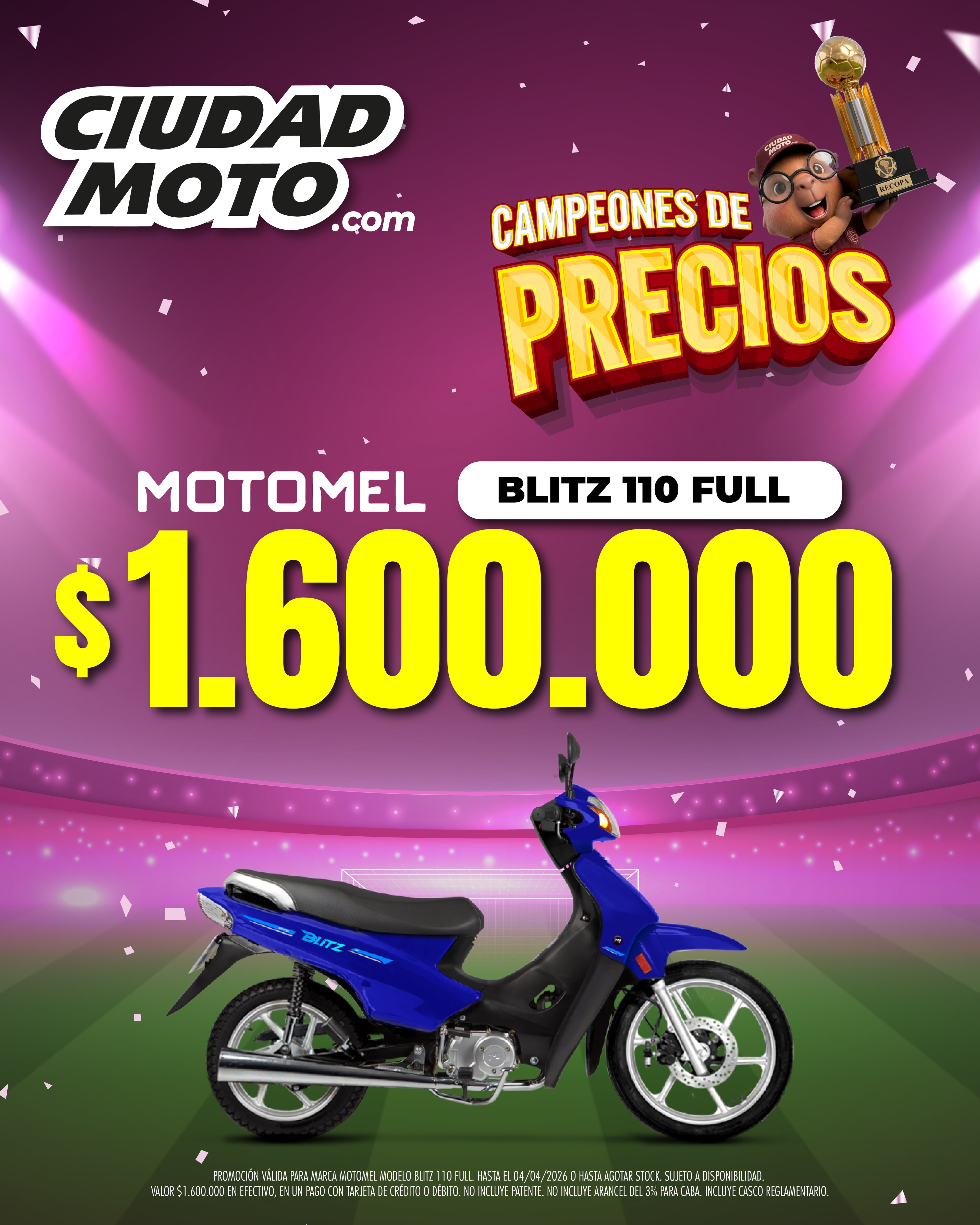 MOTOMEL BLITZ 110 FULL