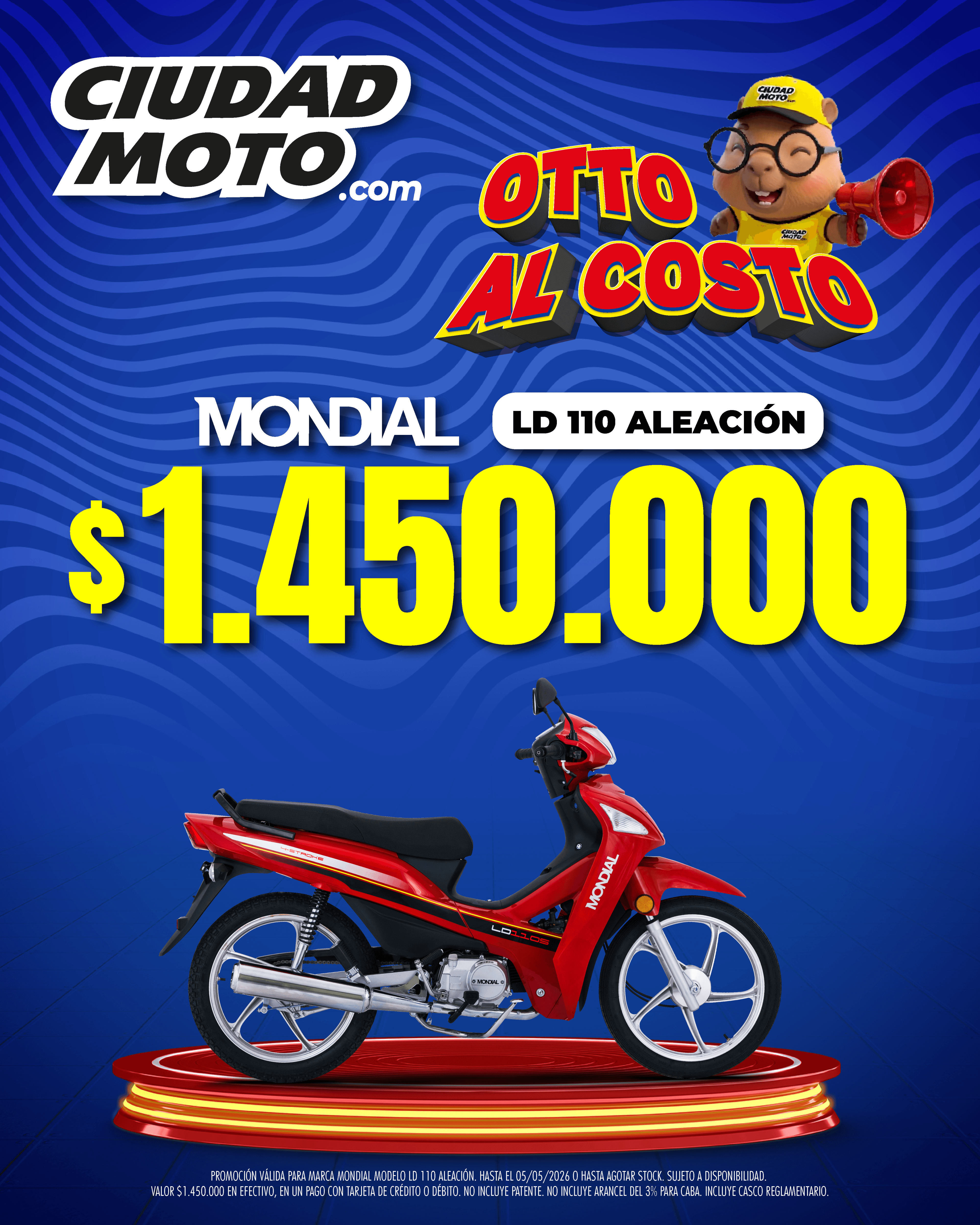 Mondial LD 110 ALEACION