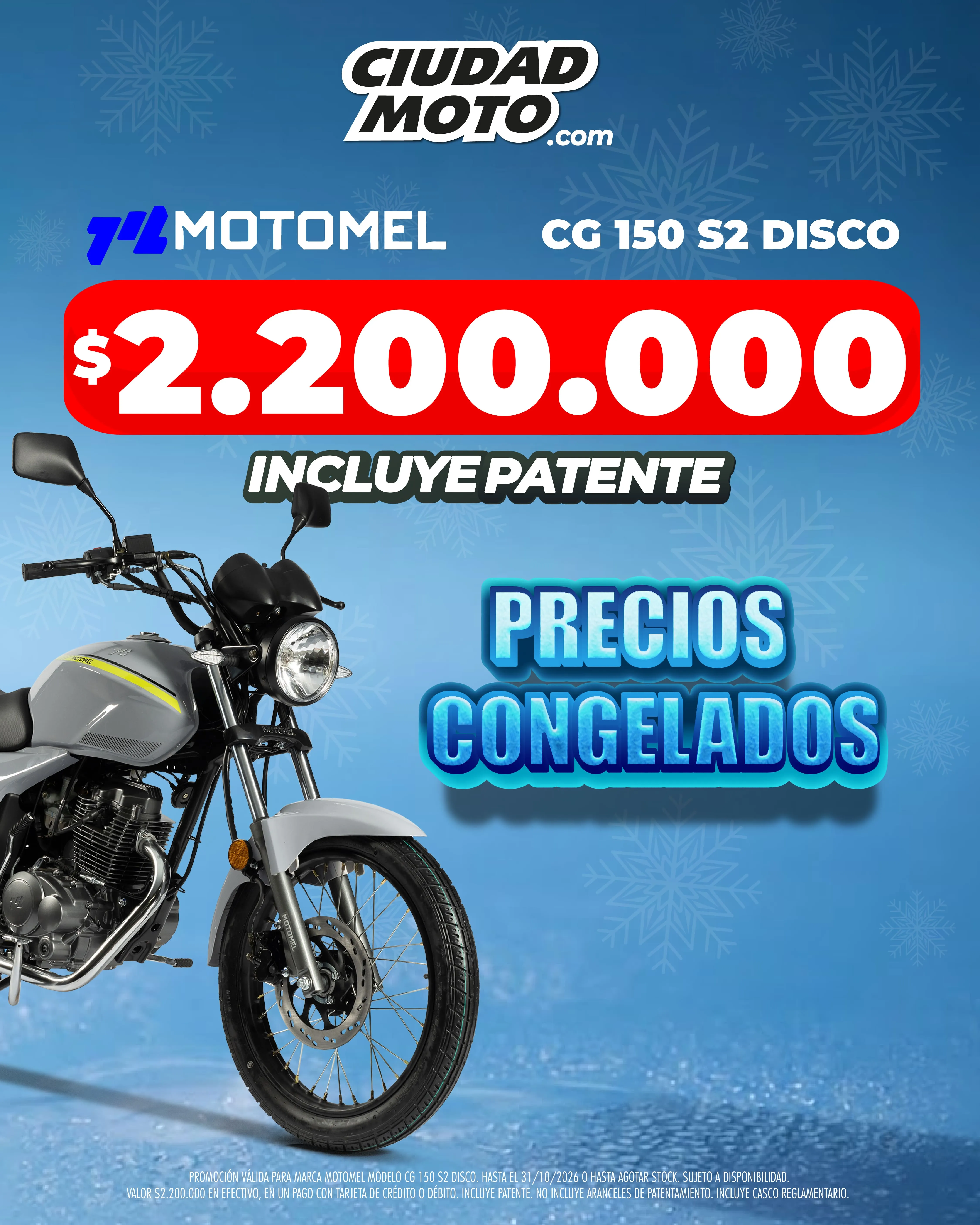 CG 150 S2 disco