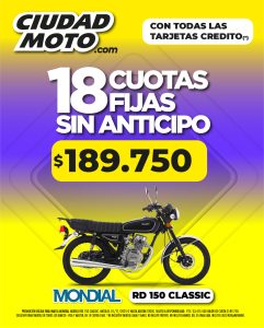 14- MONDIAL RD 150 CLASSIC