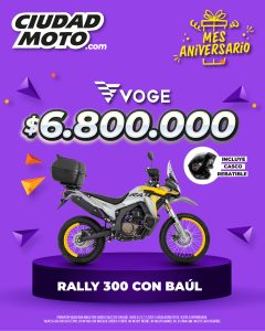 34- VOGE RALLY 300 CON BAÚL