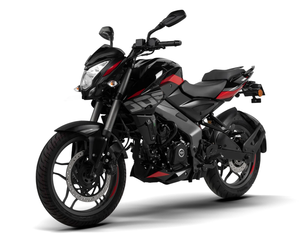 NS 200 - Negro perfil ciudad moto